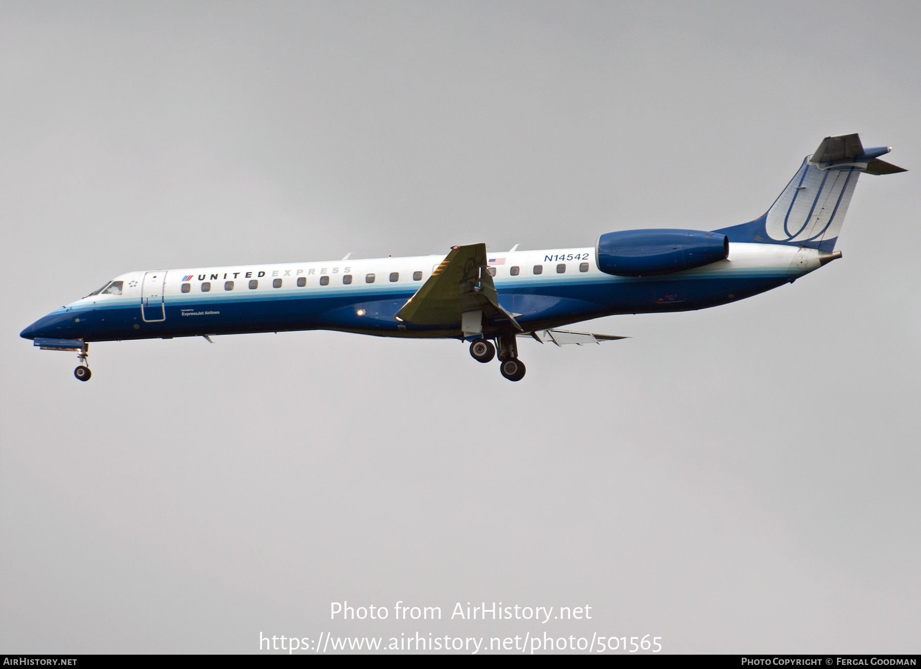 Aircraft Photo of N14542 | Embraer ERJ-145LR (EMB-145LR) | United Express | AirHistory.net #501565