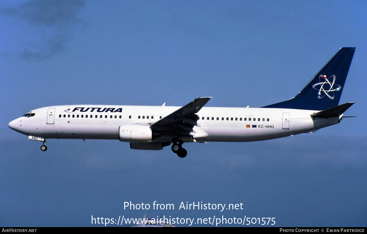 Aircraft Photo of EC-HHG | Boeing 737-86N | Futura International Airways | AirHistory.net #501575