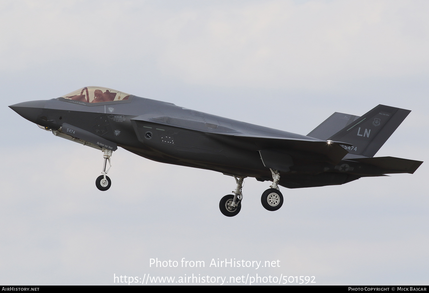 Aircraft Photo of 19-5474 / AF19-5474 | Lockheed Martin F-35A Lightning II | USA - Air Force | AirHistory.net #501592