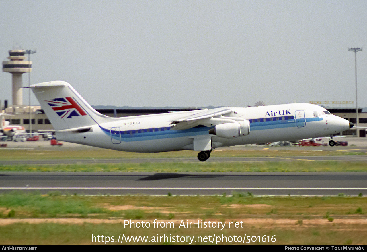 Aircraft Photo of G-UKID | British Aerospace BAe-146-300 | Air UK | AirHistory.net #501616