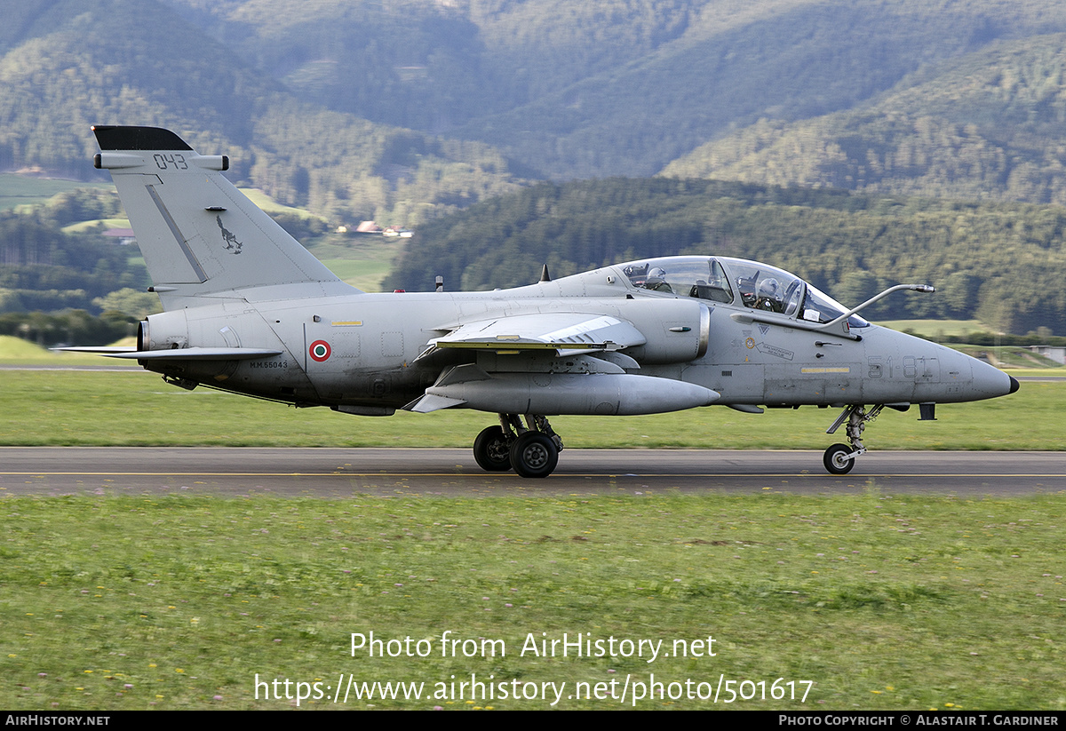 Aircraft Photo of MM55043 | AMX International AMX-T | Italy - Air Force | AirHistory.net #501617