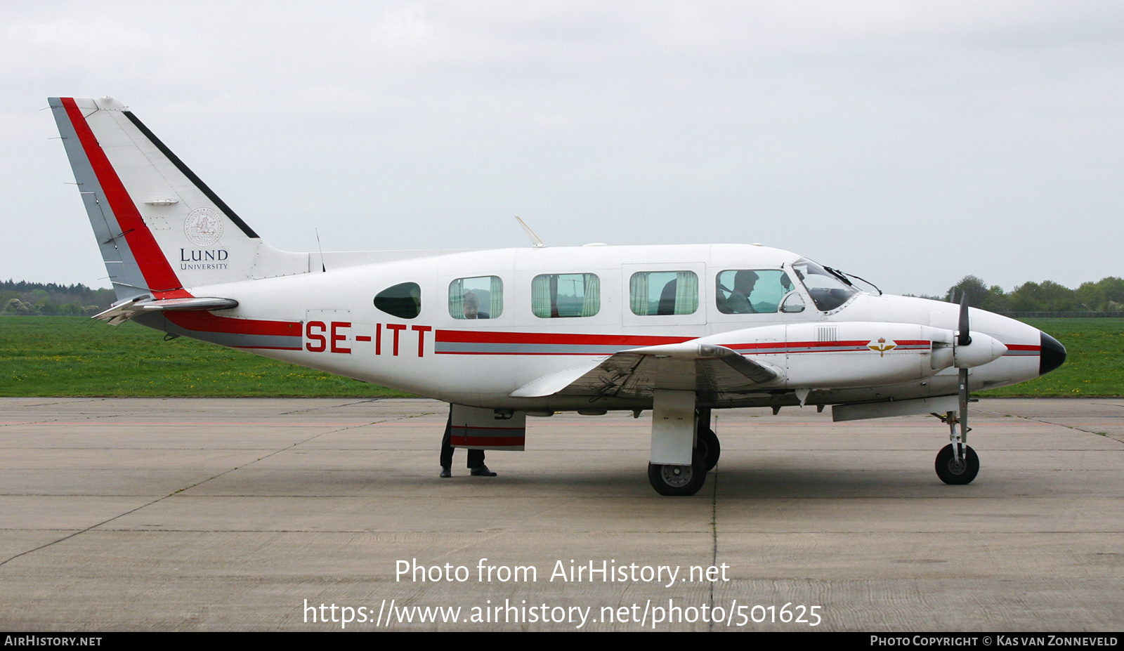 Aircraft Photo of SE-ITT | Piper PA-31-310 Navajo C | Trafikflyg Högskolan | AirHistory.net #501625