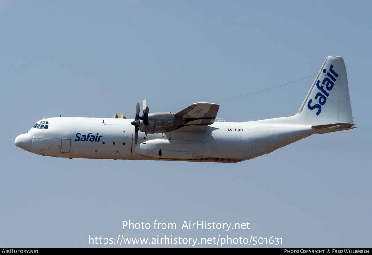 Aircraft Photo of ZS-RSG | Lockheed L-100-30 Hercules (382G) | Safair | AirHistory.net #501631