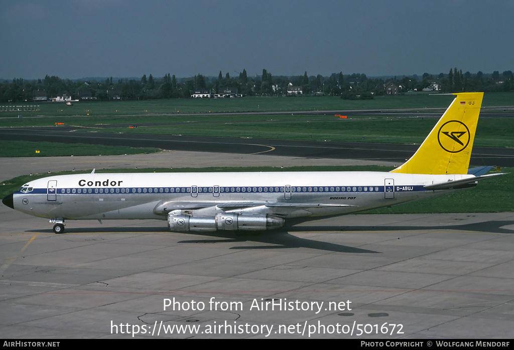 Aircraft Photo of D-ABUJ | Boeing 707-330C | Condor Flugdienst | AirHistory.net #501672