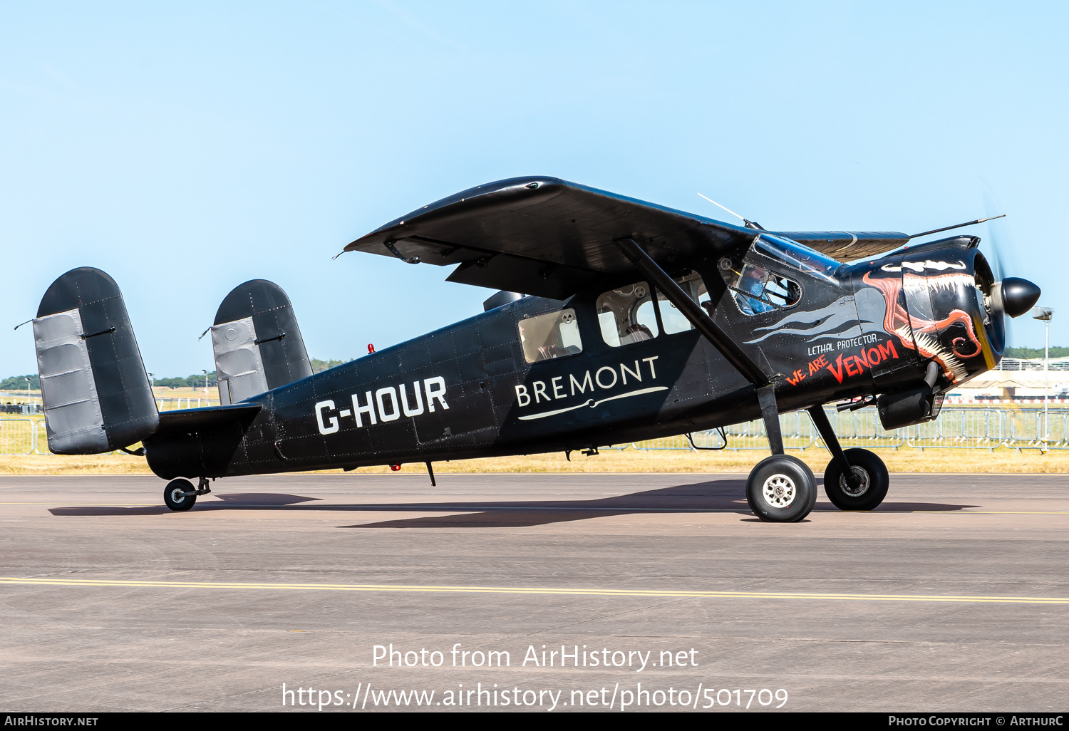 Aircraft Photo of G-HOUR | Max Holste MH.1521M Broussard | Bremont Watch Co. | AirHistory.net #501709