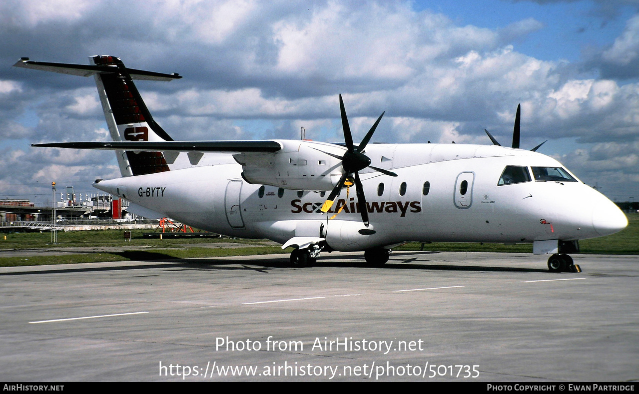 Aircraft Photo of G-BYTY | Dornier 328-120 | Scot Airways | AirHistory.net #501735