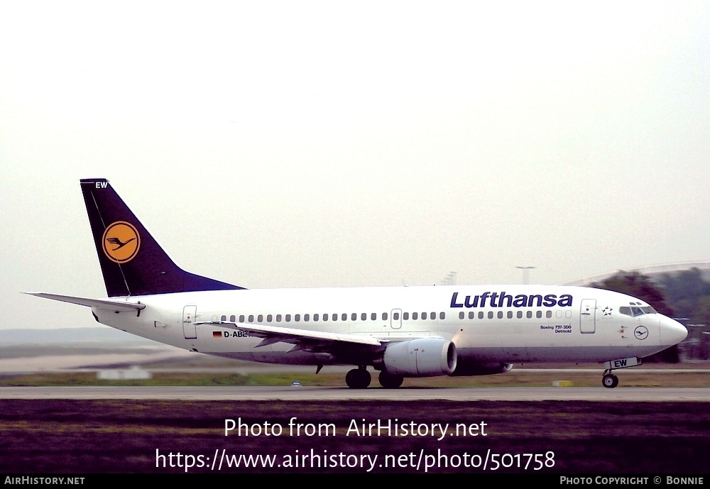 Aircraft Photo of D-ABEW | Boeing 737-330 | Lufthansa | AirHistory.net #501758