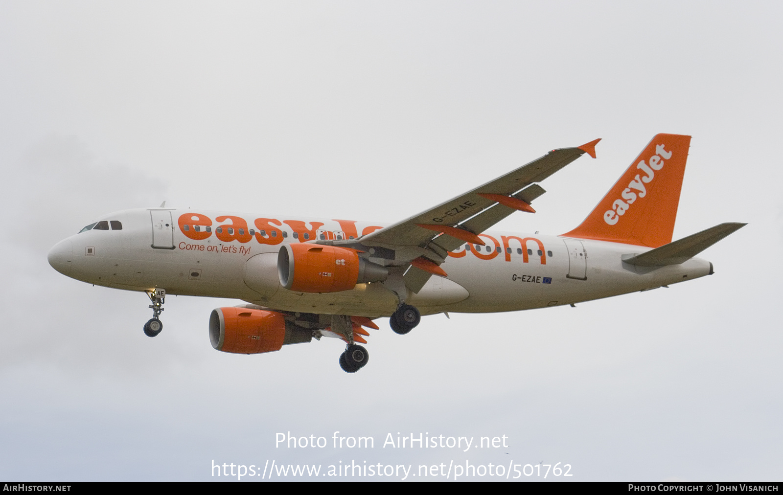 Aircraft Photo of G-EZAE | Airbus A319-111 | EasyJet | AirHistory.net #501762