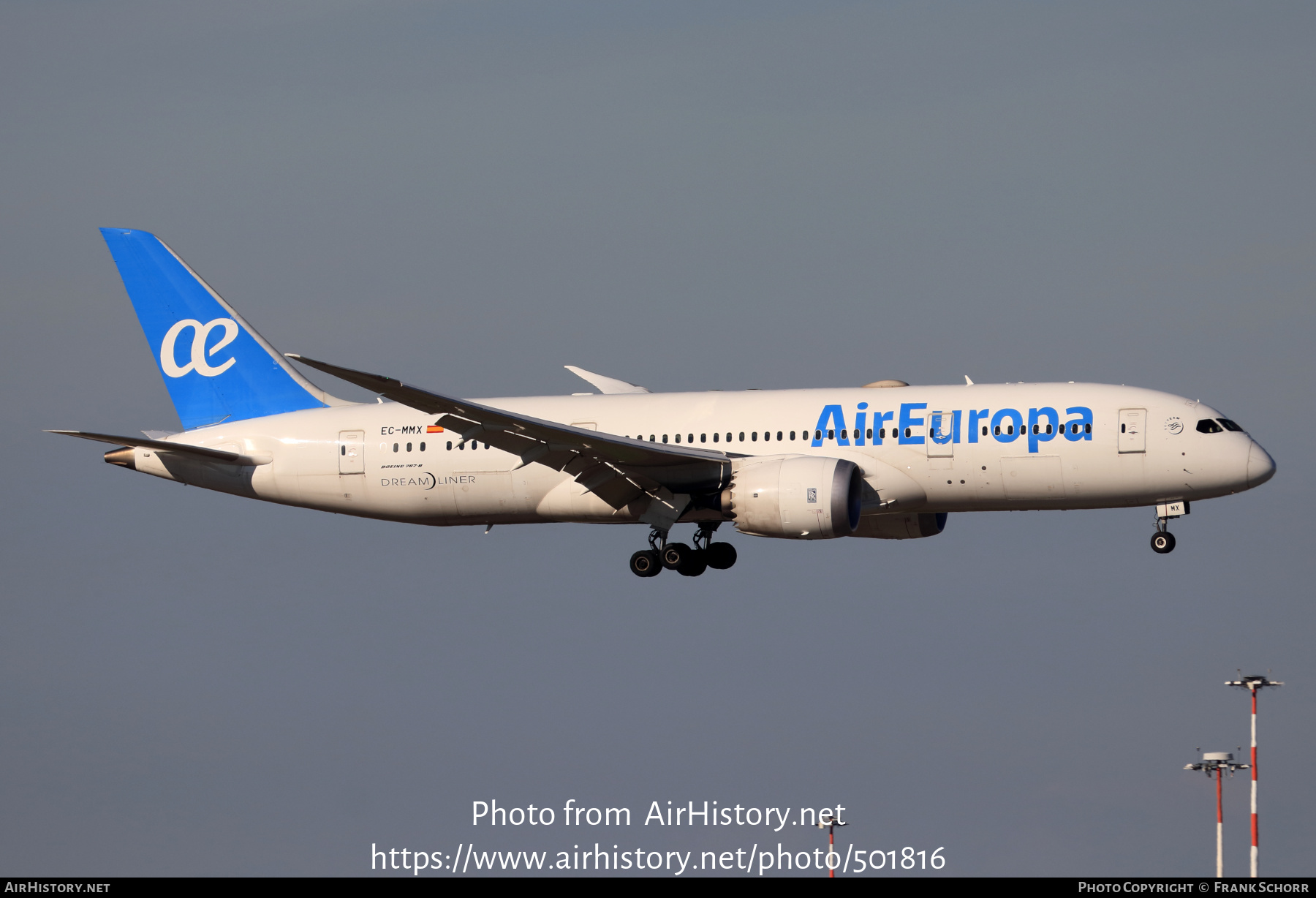 Aircraft Photo of EC-MMX | Boeing 787-8 Dreamliner | Air Europa | AirHistory.net #501816