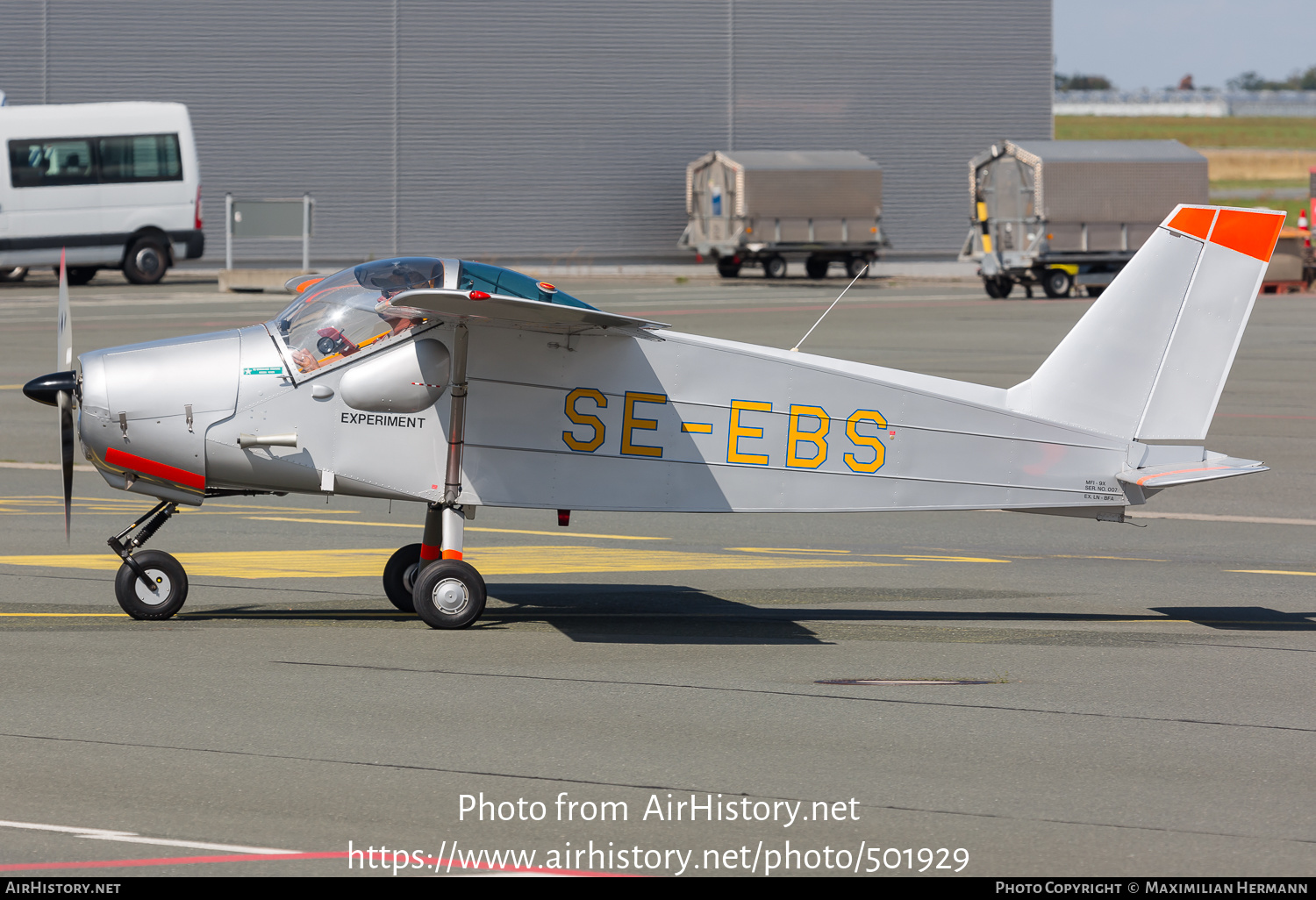 Aircraft Photo of SE-EBS | Malmö MFI-9 Junior | AirHistory.net #501929