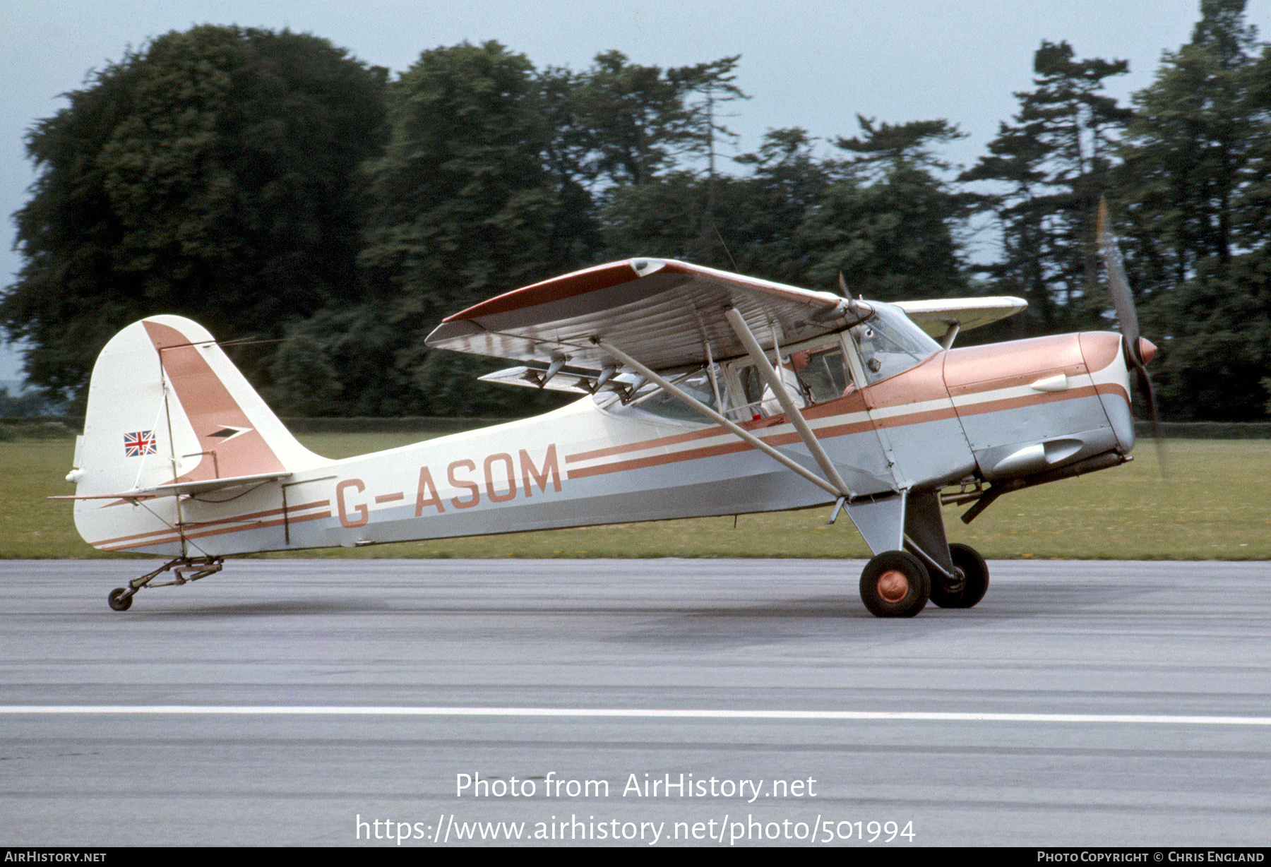 Aircraft Photo of G-ASOM | Beagle A-61 Terrier 2 | AirHistory.net #501994