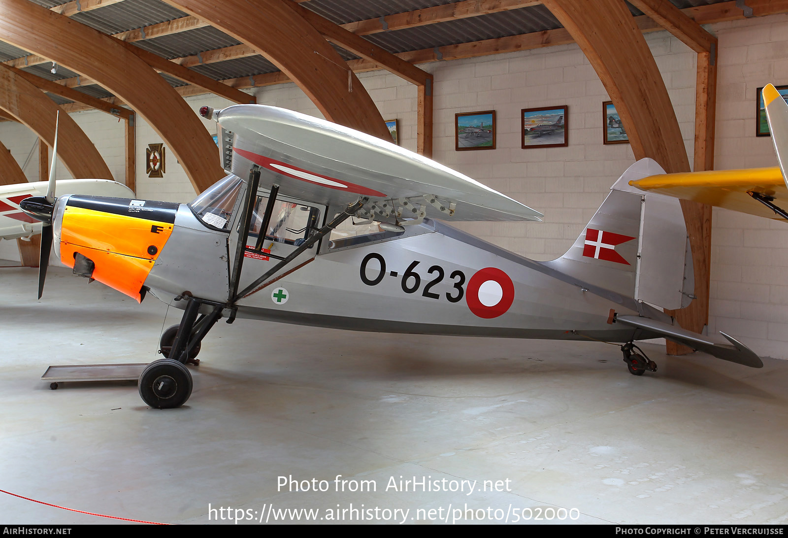 Aircraft Photo of OY-ATJ / O-623 | SAI KZ VII U-8 Lærke | Denmark - Air Force | AirHistory.net #502000