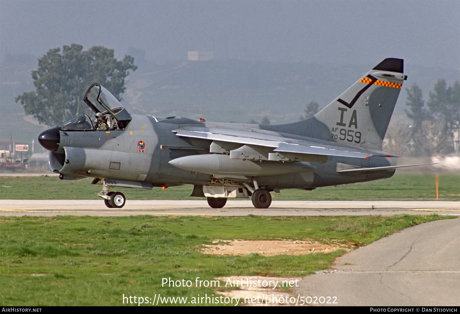 Aircraft Photo of 70-0595 / AF70-959 | LTV A-7D Corsair II | USA - Air Force | AirHistory.net #502022