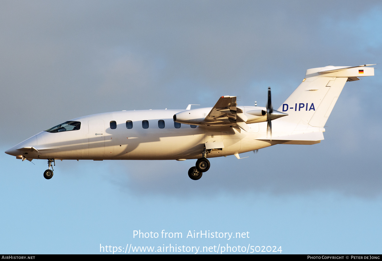 Aircraft Photo of D-IPIA | Piaggio P-180 Avanti II | AirHistory.net #502024