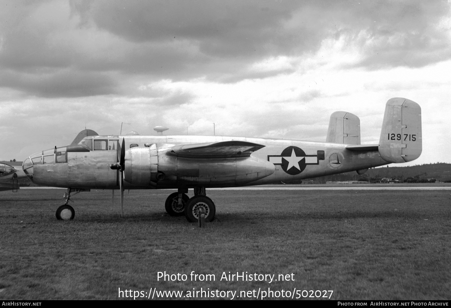 Aircraft Photo of 41-29715 / 129715 | North American B-25D Mitchell | USA - Air Force | AirHistory.net #502027