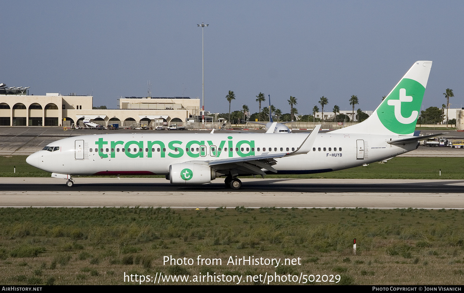 Aircraft Photo of F-HUYB | Boeing 737-800 | Transavia | AirHistory.net #502029