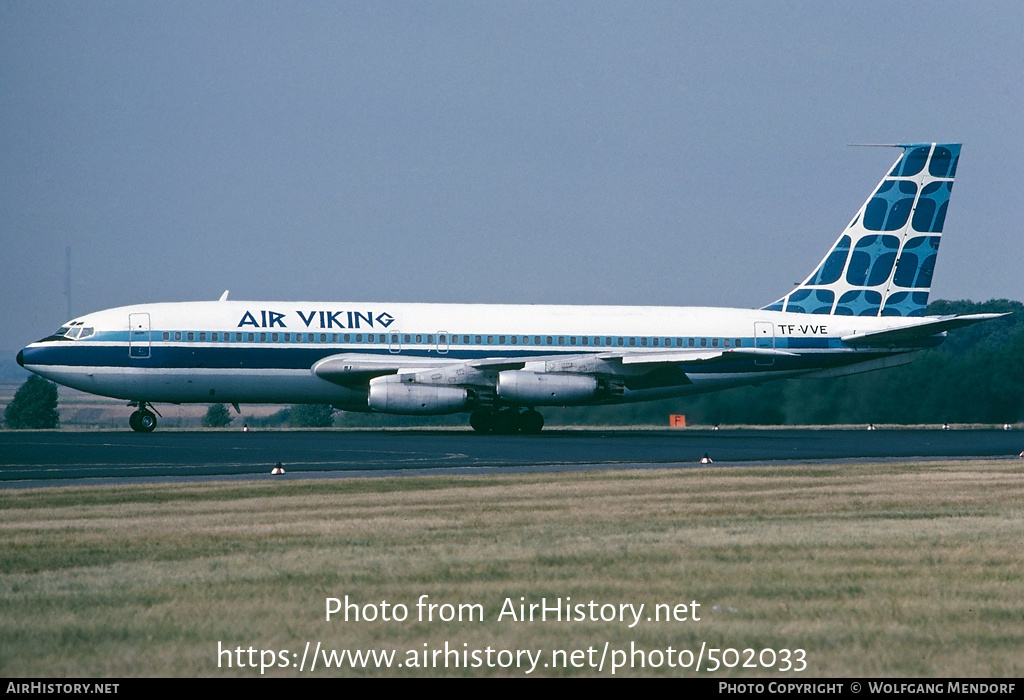 Aircraft Photo of TF-VVE | Boeing 720-025 | Air Viking | AirHistory.net #502033