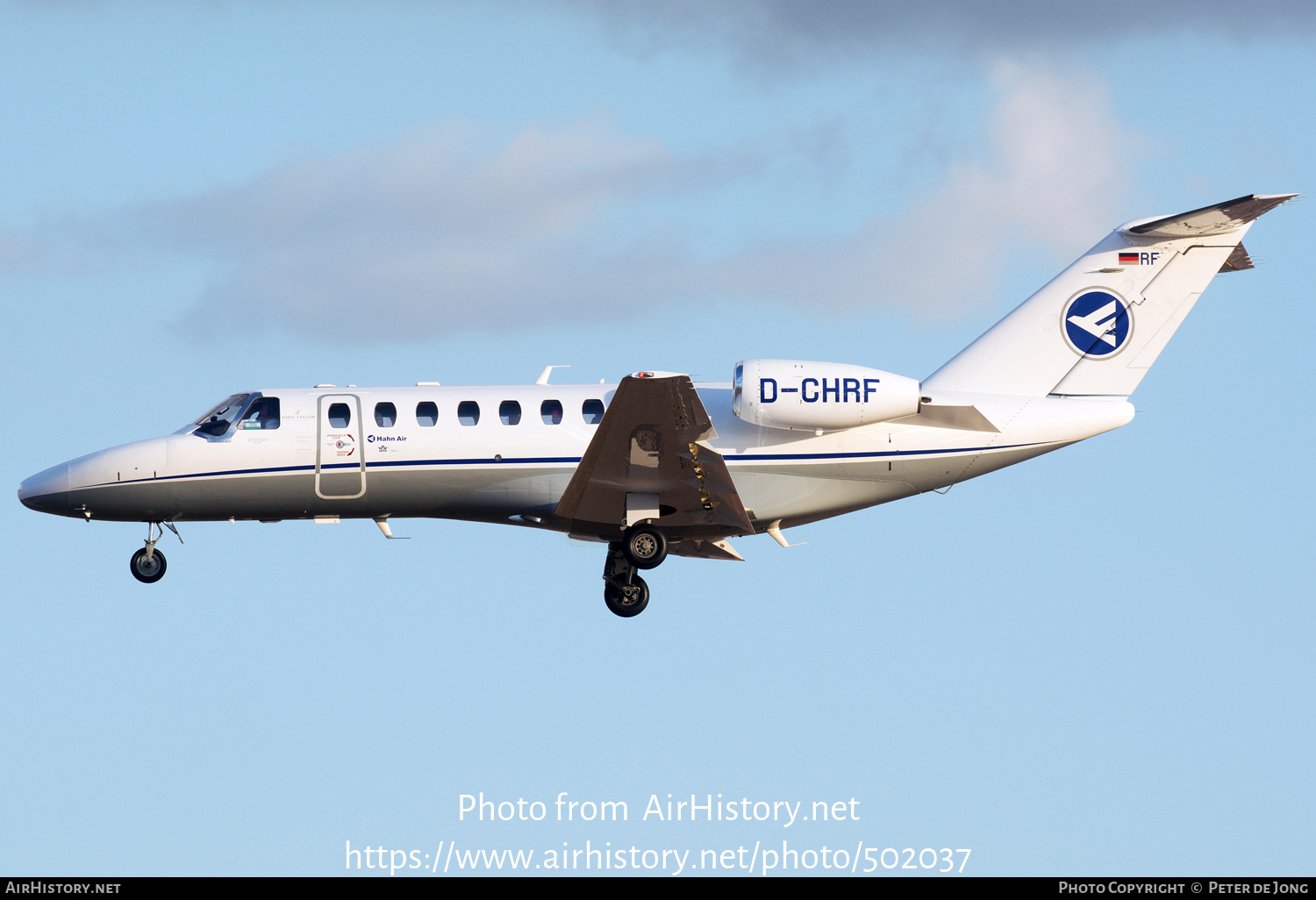 Aircraft Photo of D-CHRF | Cessna 525B CitationJet CJ3+ | Hahn Air | AirHistory.net #502037