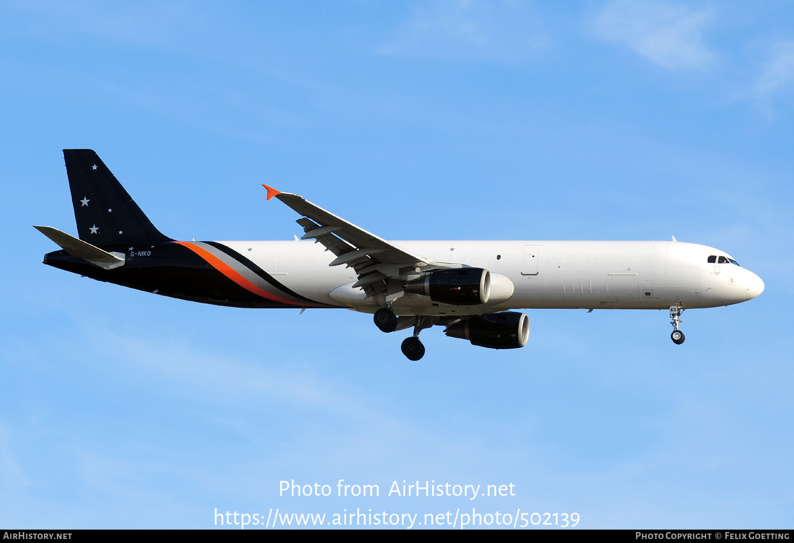 Aircraft Photo of G-NIKO | Airbus A321-211/P2F | Titan Airways | AirHistory.net #502139