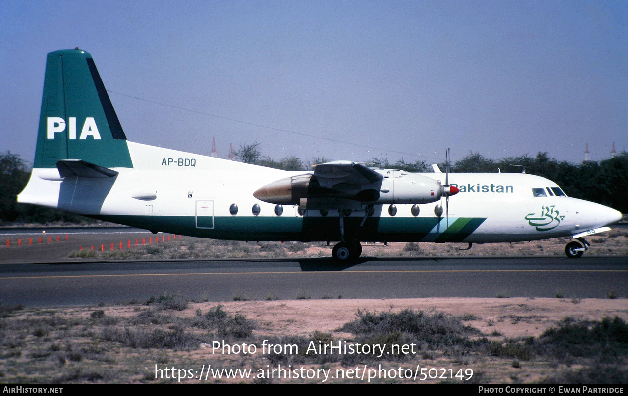 Aircraft Photo of AP-BDQ | Fokker F27-200 Friendship | Pakistan International Airlines - PIA | AirHistory.net #502149