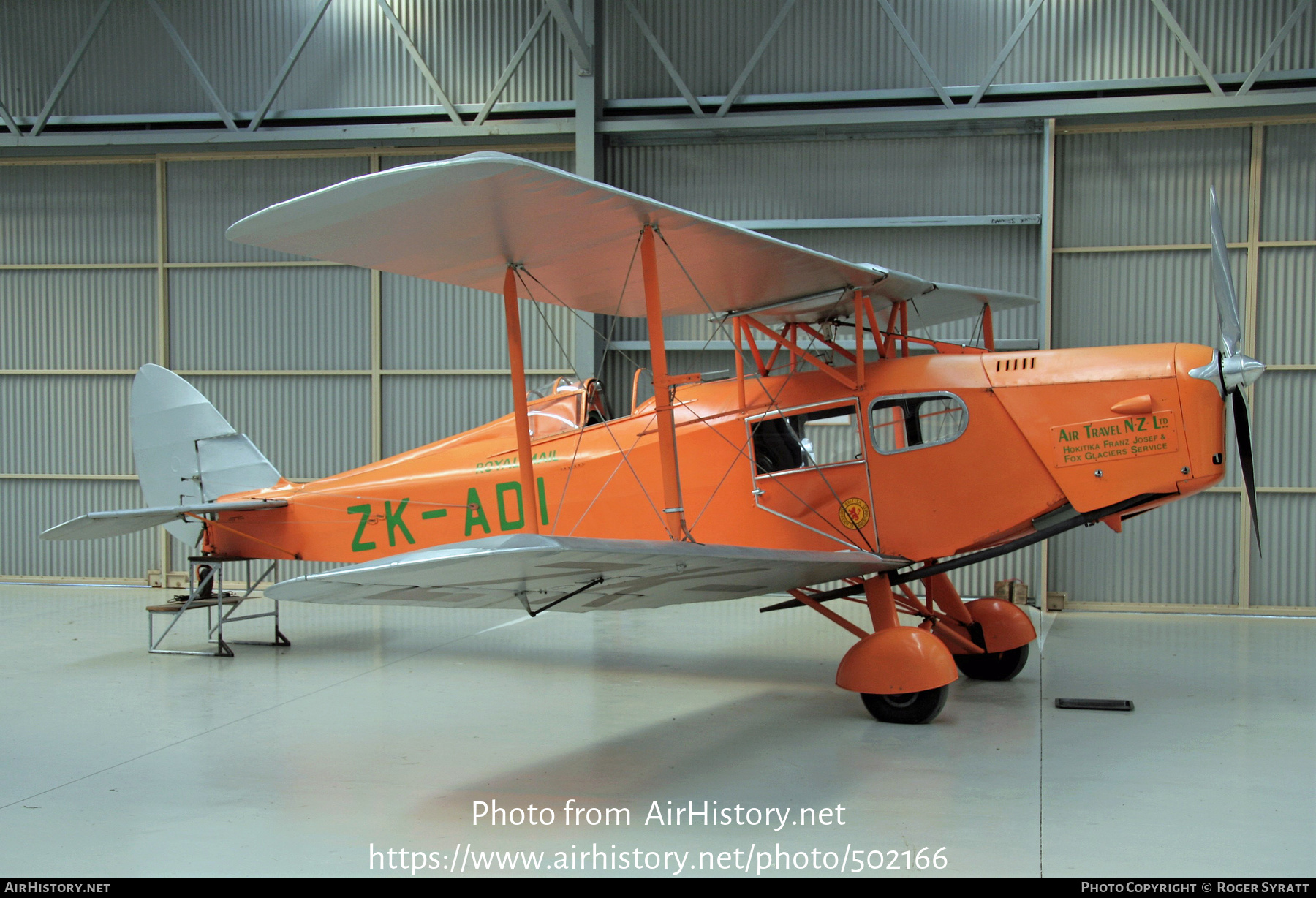 Aircraft Photo of ZK-ADI | De Havilland D.H. 83 Fox Moth | Air Travel NZ | AirHistory.net #502166