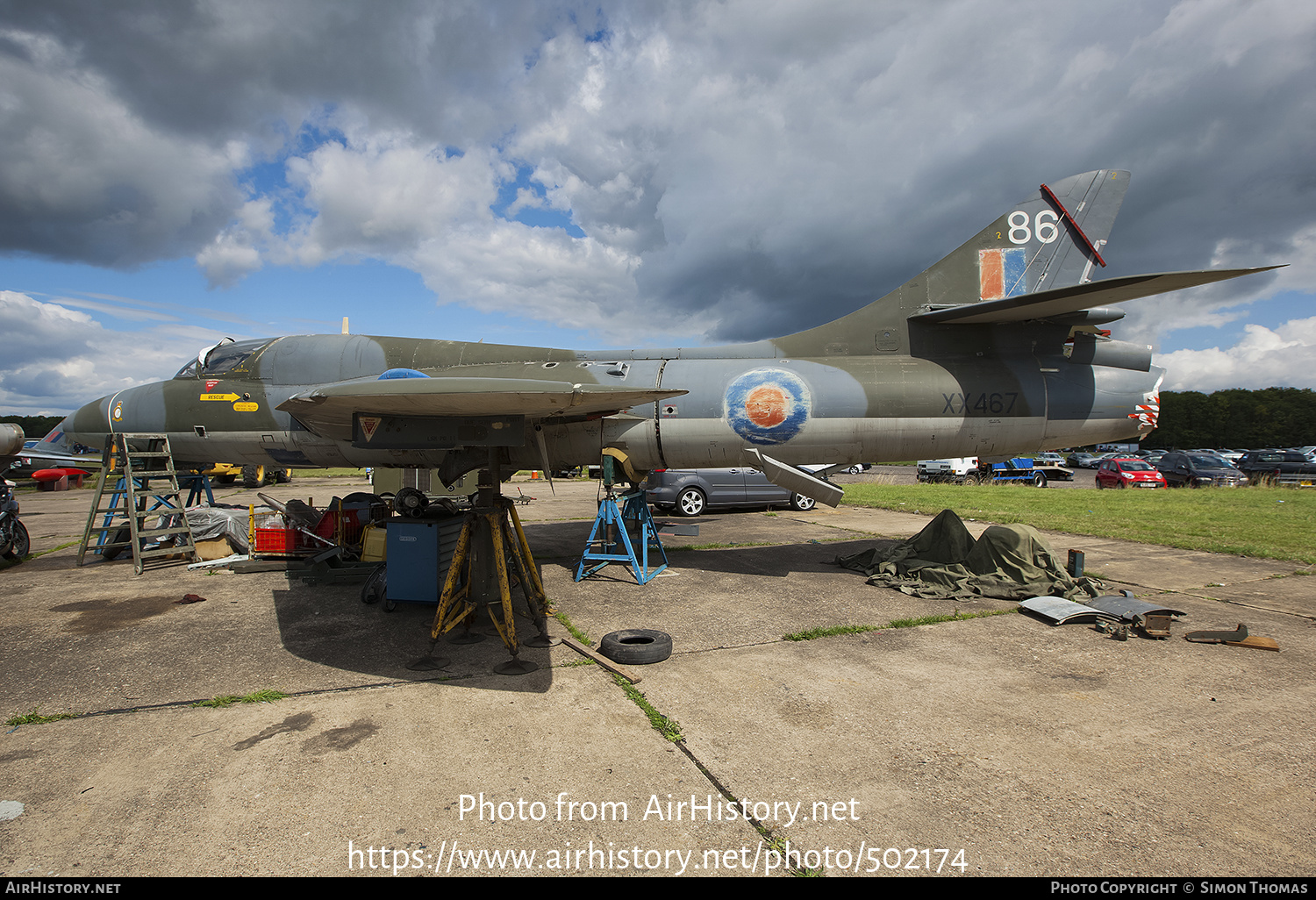 Aircraft Photo of XX467 | Hawker Hunter T7 | UK - Air Force | AirHistory.net #502174