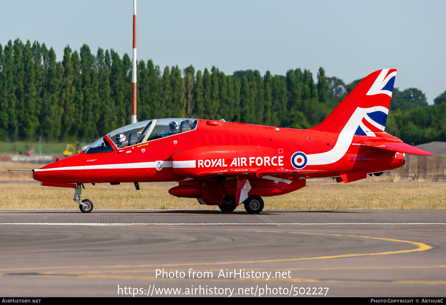 Aircraft Photo of XX310 | British Aerospace Hawk T1W | UK - Air Force | AirHistory.net #502227