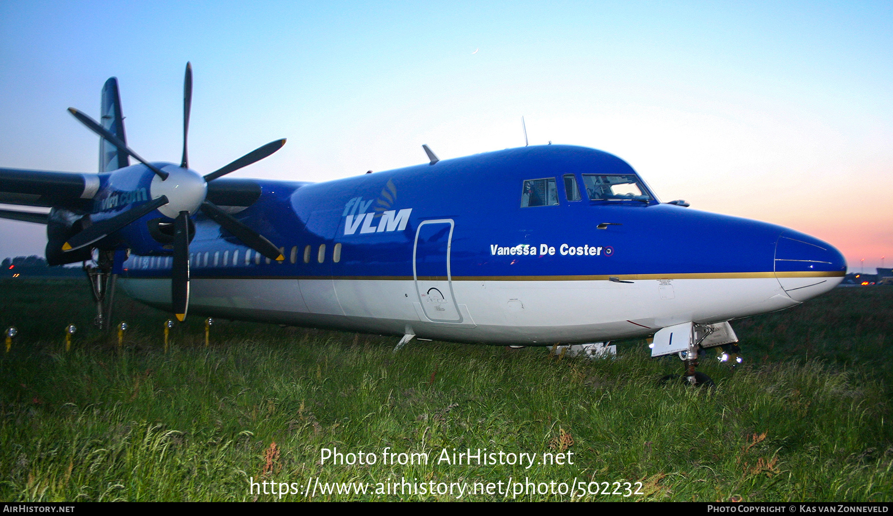 Aircraft Photo of OO-VLI | Fokker 50 | VLM Airlines | AirHistory.net #502232