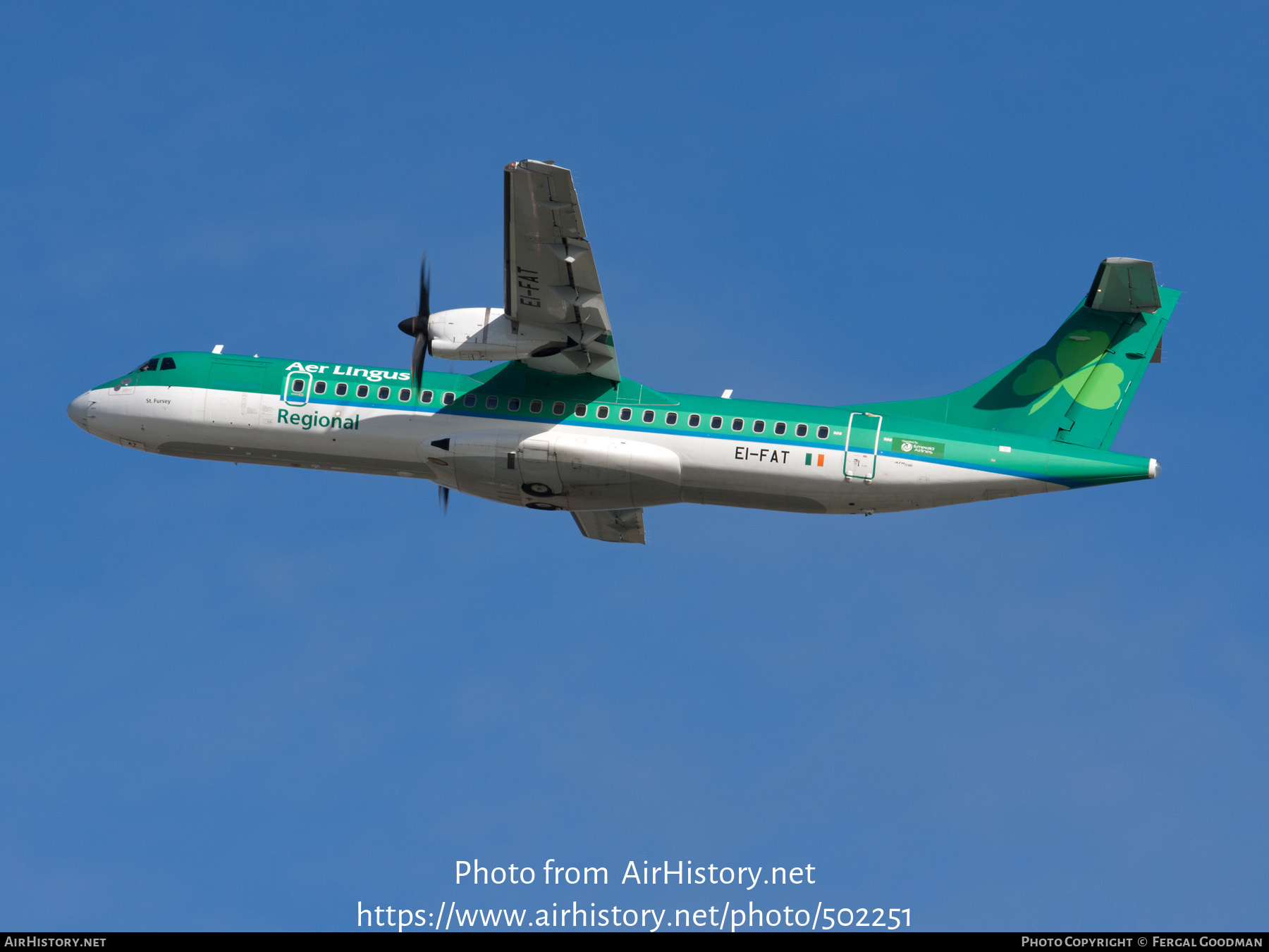 Aircraft Photo of EI-FAT | ATR ATR-72-600 (ATR-72-212A) | Aer Lingus Regional | AirHistory.net #502251