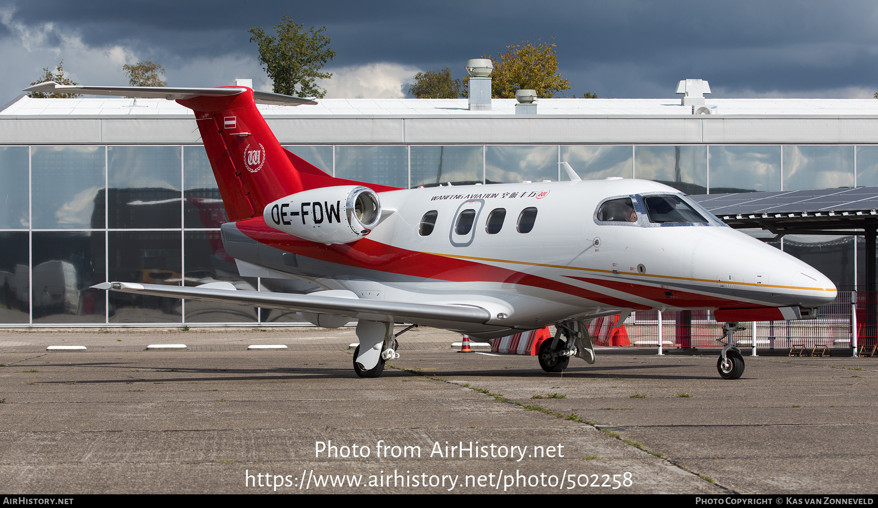 Aircraft Photo of OE-FDW | Embraer EMB-500 Phenom 100E | Wanfeng Aviation | AirHistory.net #502258