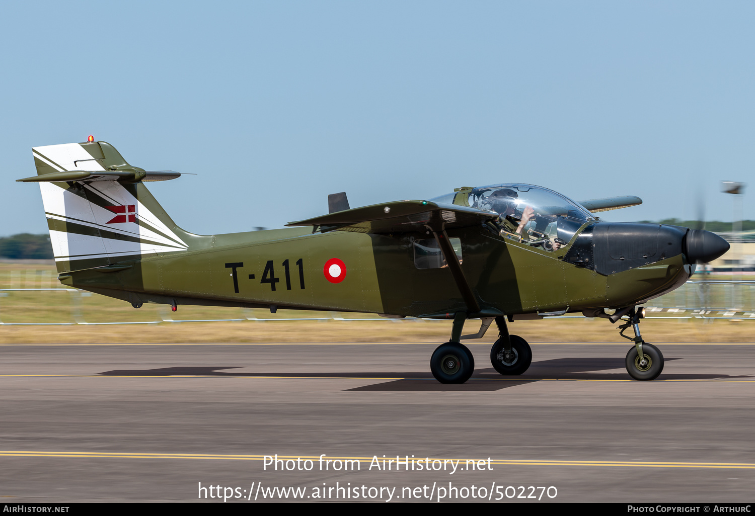 Aircraft Photo of T-411 | Saab T-17 Supporter | Denmark - Air Force | AirHistory.net #502270