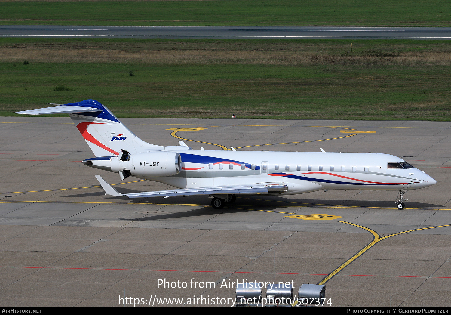 Aircraft Photo of VT-JSY | Bombardier Global 6000 (BD-700-1A10) | AirHistory.net #502374