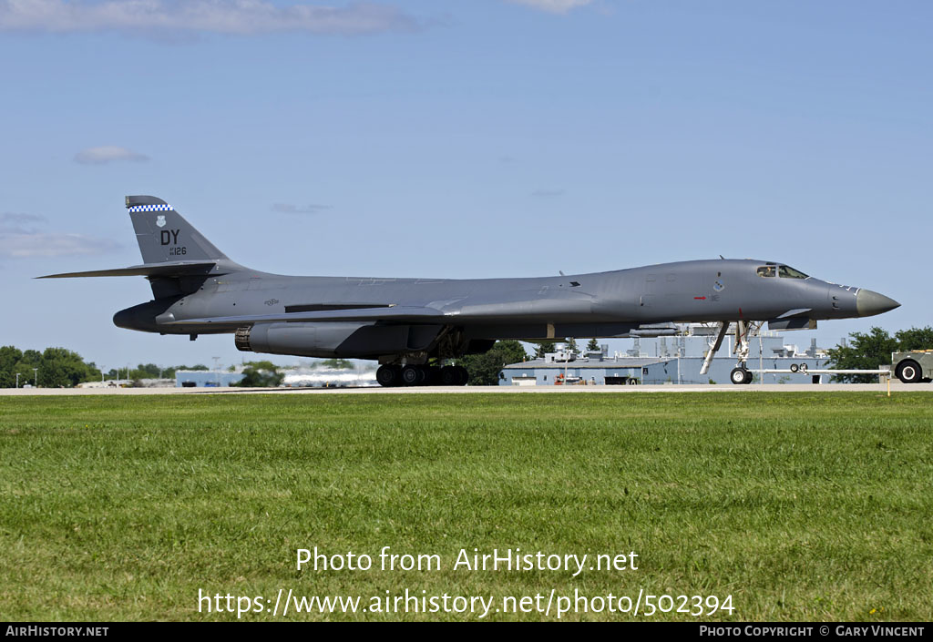 Aircraft Photo of 86-0126 / AF86-126 | Rockwell B-1B Lancer | USA - Air Force | AirHistory.net #502394