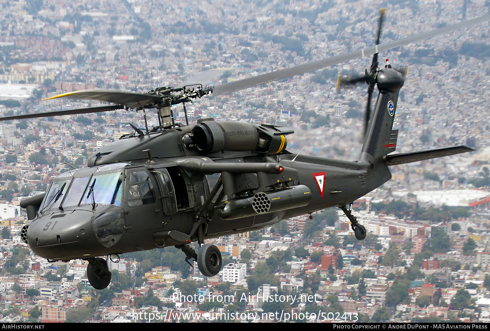 Aircraft Photo of 1091 | Sikorsky S-70A-24A Black Hawk | Mexico - Air Force | AirHistory.net #502413