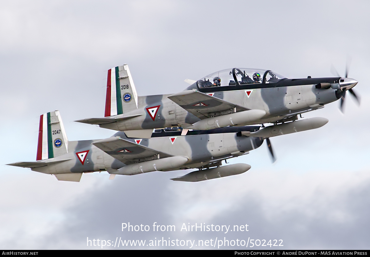 Aircraft Photo of 2018 | Beechcraft T-6C+ Texan II | Mexico - Air Force | AirHistory.net #502422