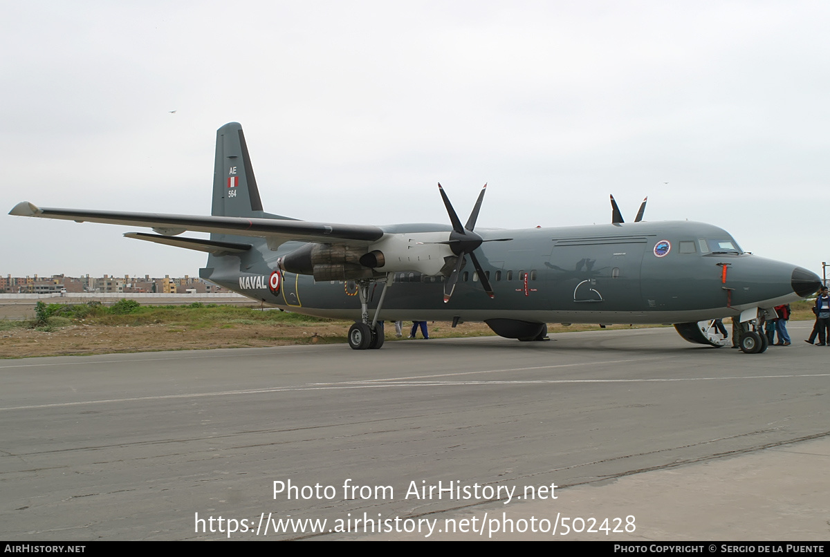 Aircraft Photo of AE-564 | Fokker 60MPA | Peru - Navy | AirHistory.net #502428