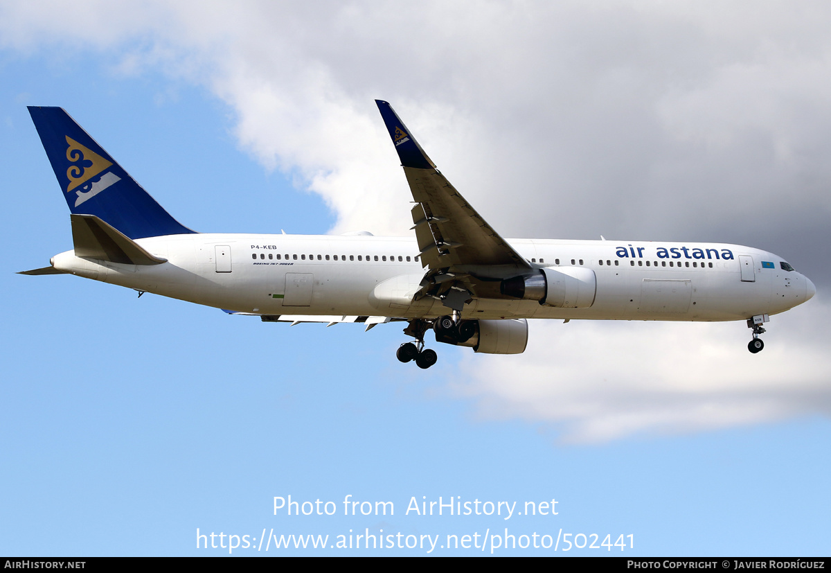 Aircraft Photo of P4-KEB | Boeing 767-3KY/ER | Air Astana | AirHistory.net #502441