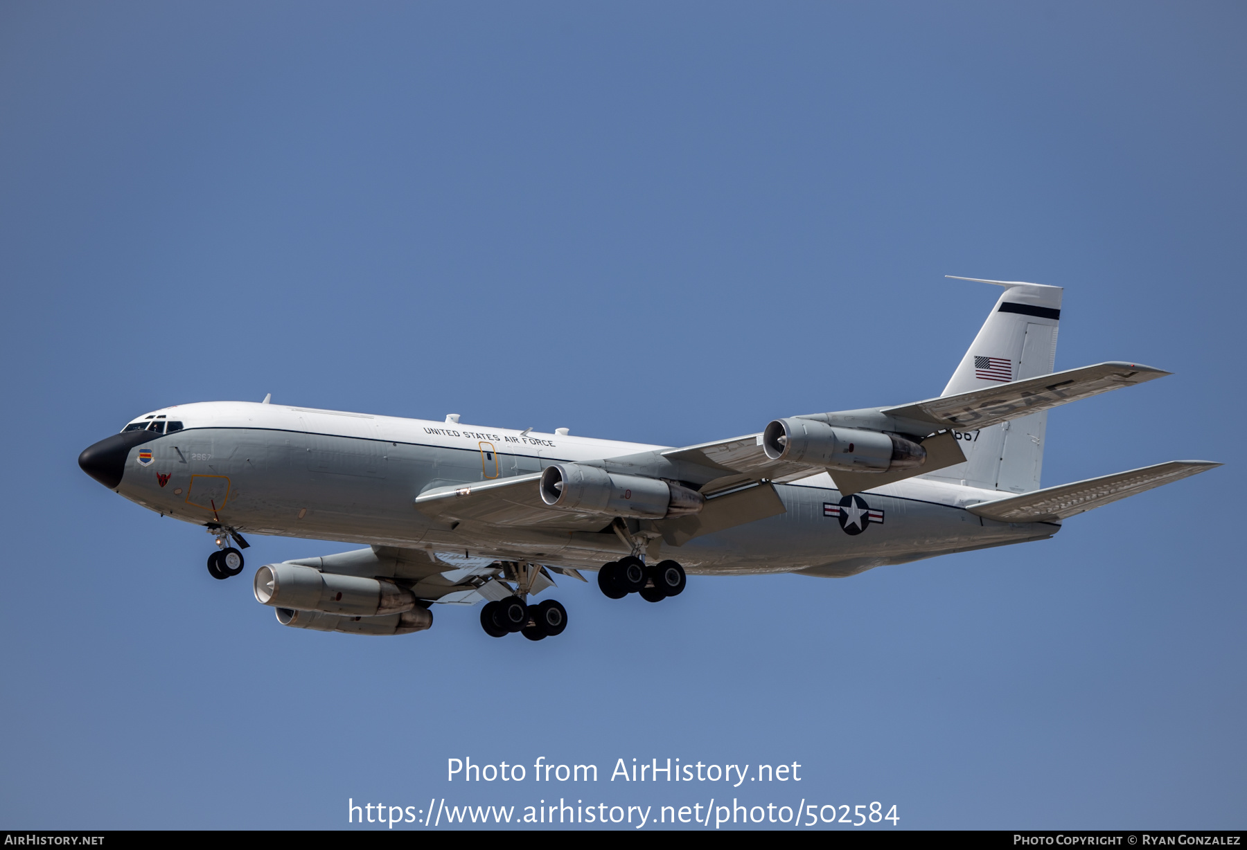 Aircraft Photo of 61-2667 / AF61-667 | Boeing WC-135W | USA - Air Force | AirHistory.net #502584