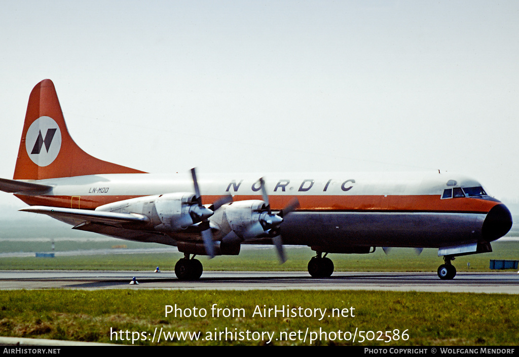 Aircraft Photo of LN-MOD | Lockheed L-188A Electra | Nordic Air | AirHistory.net #502586