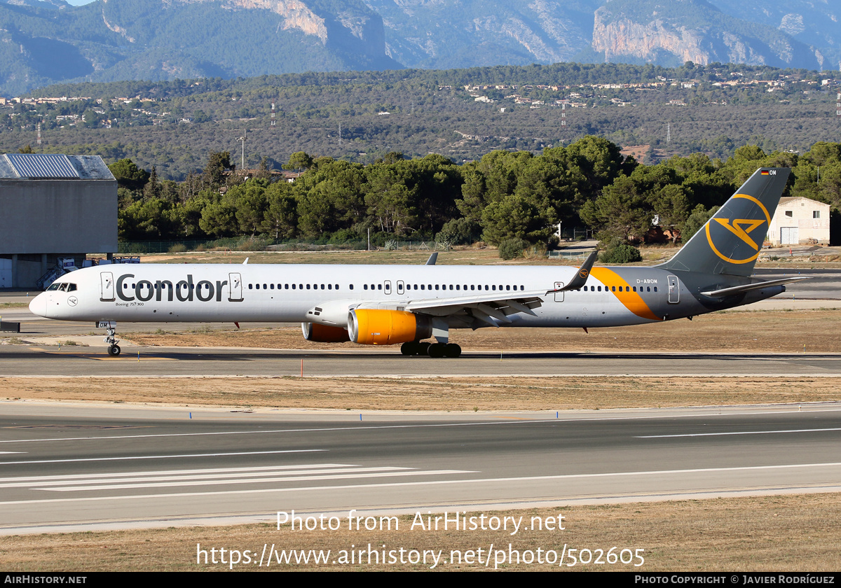 Aircraft Photo of D-ABOM | Boeing 757-330 | Condor Flugdienst | AirHistory.net #502605