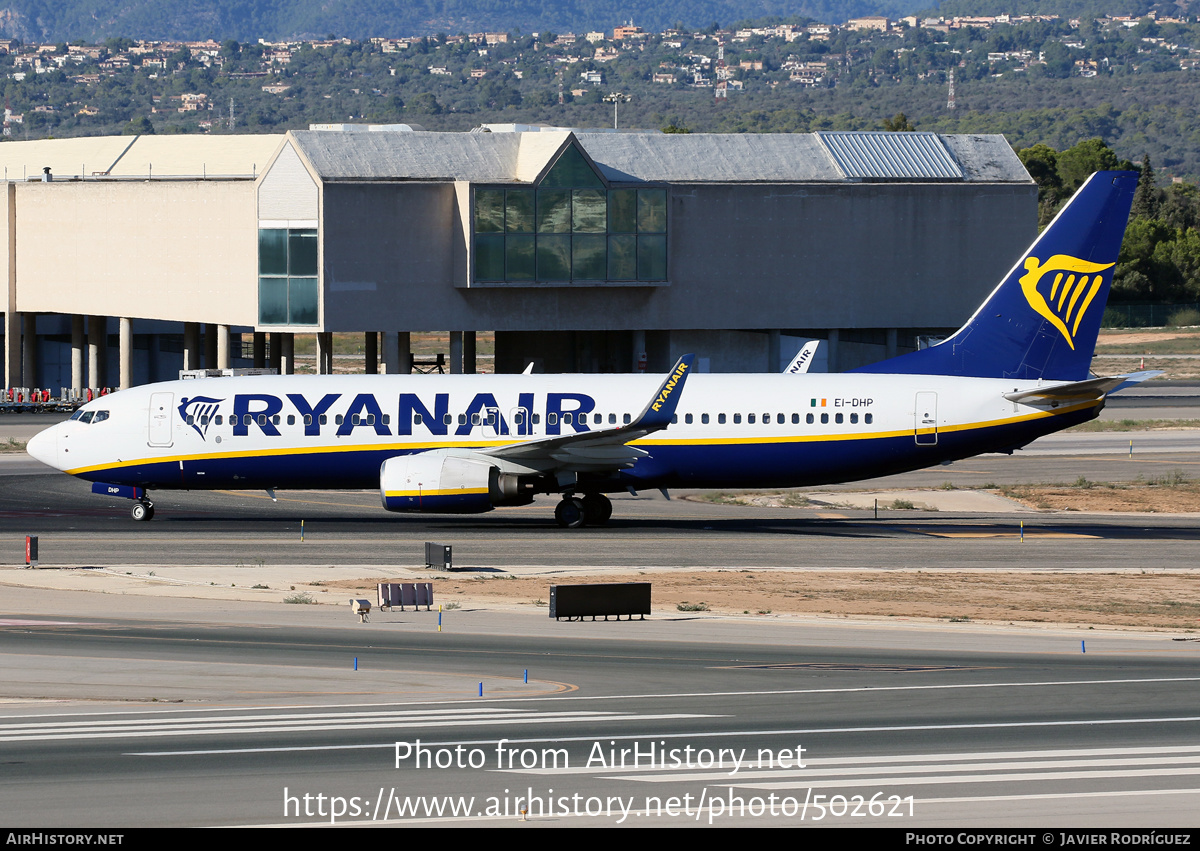 Aircraft Photo of EI-DHP | Boeing 737-8AS | Ryanair | AirHistory.net #502621