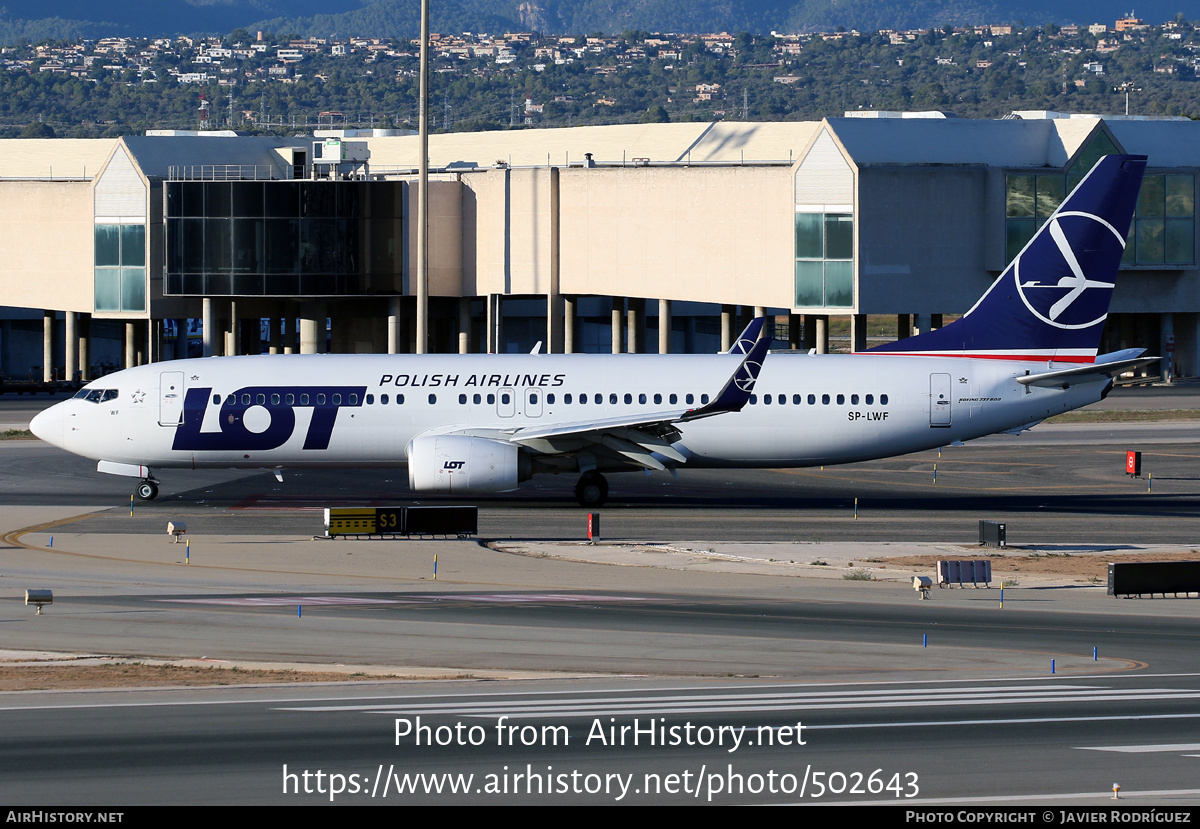 Aircraft Photo of SP-LWF | Boeing 737-86N | LOT Polish Airlines - Polskie Linie Lotnicze | AirHistory.net #502643