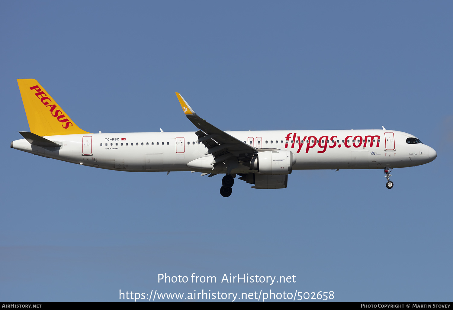 Aircraft Photo of TC-RBC | Airbus A321-251NX | Pegasus Airlines | AirHistory.net #502658