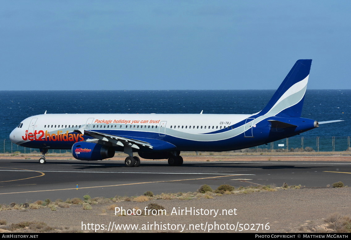 Aircraft Photo of CS-TRJ | Airbus A321-231 | Jet2 Holidays | AirHistory.net #502716