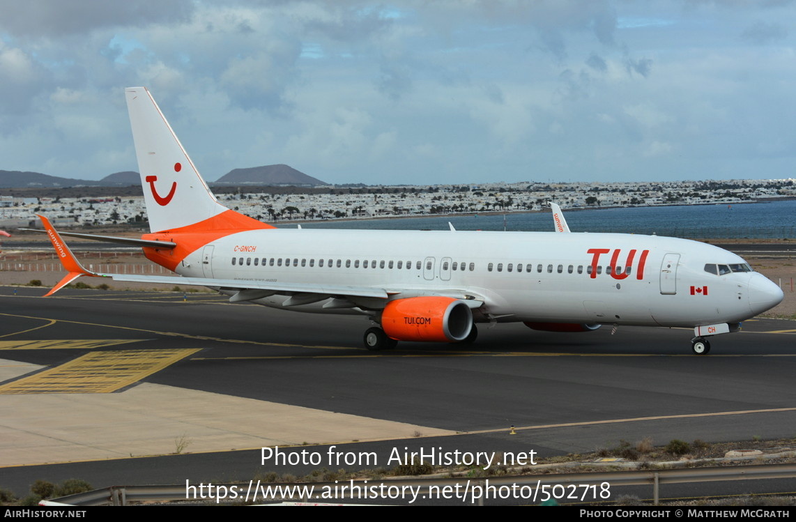 Aircraft Photo of C-GNCH | Boeing 737-81D | TUI | AirHistory.net #502718