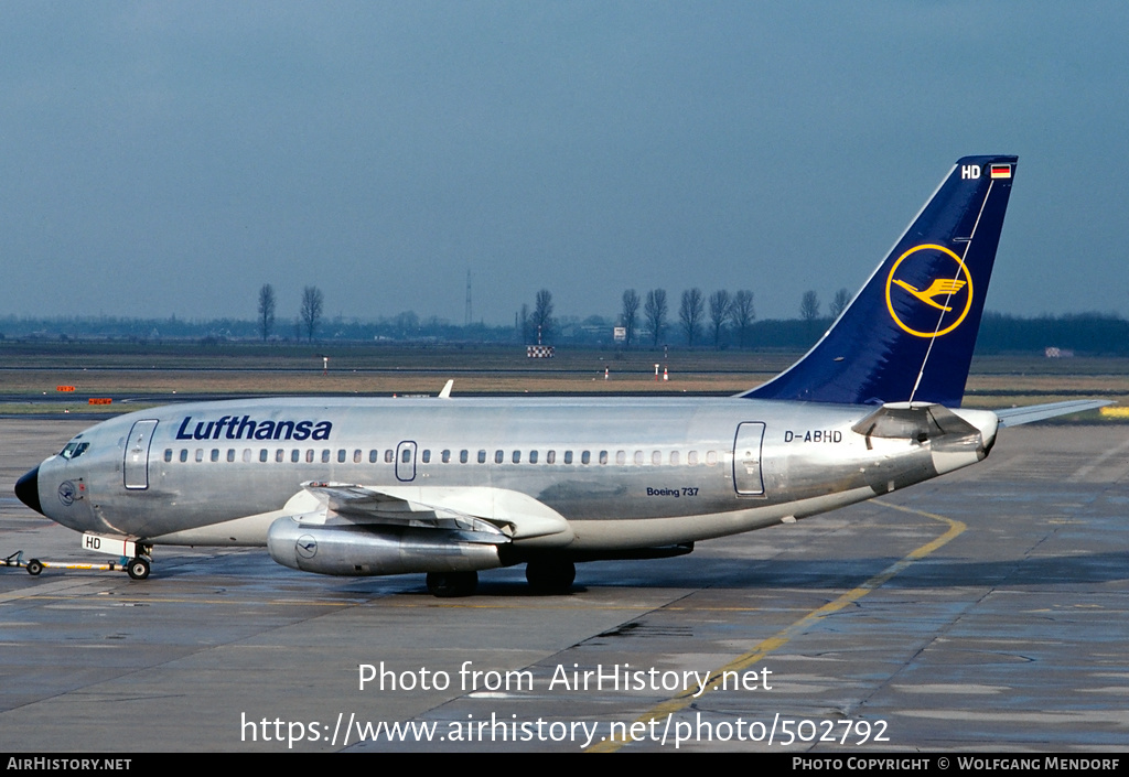 Aircraft Photo of D-ABHD | Boeing 737-230/Adv | Lufthansa | AirHistory.net #502792