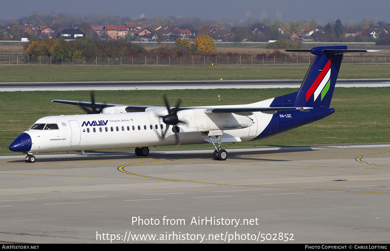 Aircraft Photo of HA-LQC | Bombardier DHC-8-402 Dash 8 | Malév - Hungarian Airlines | AirHistory.net #502852