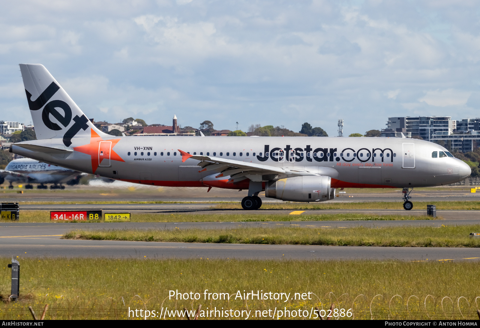 Aircraft Photo of VH-XNN | Airbus A320-232 | Jetstar Airways | AirHistory.net #502886