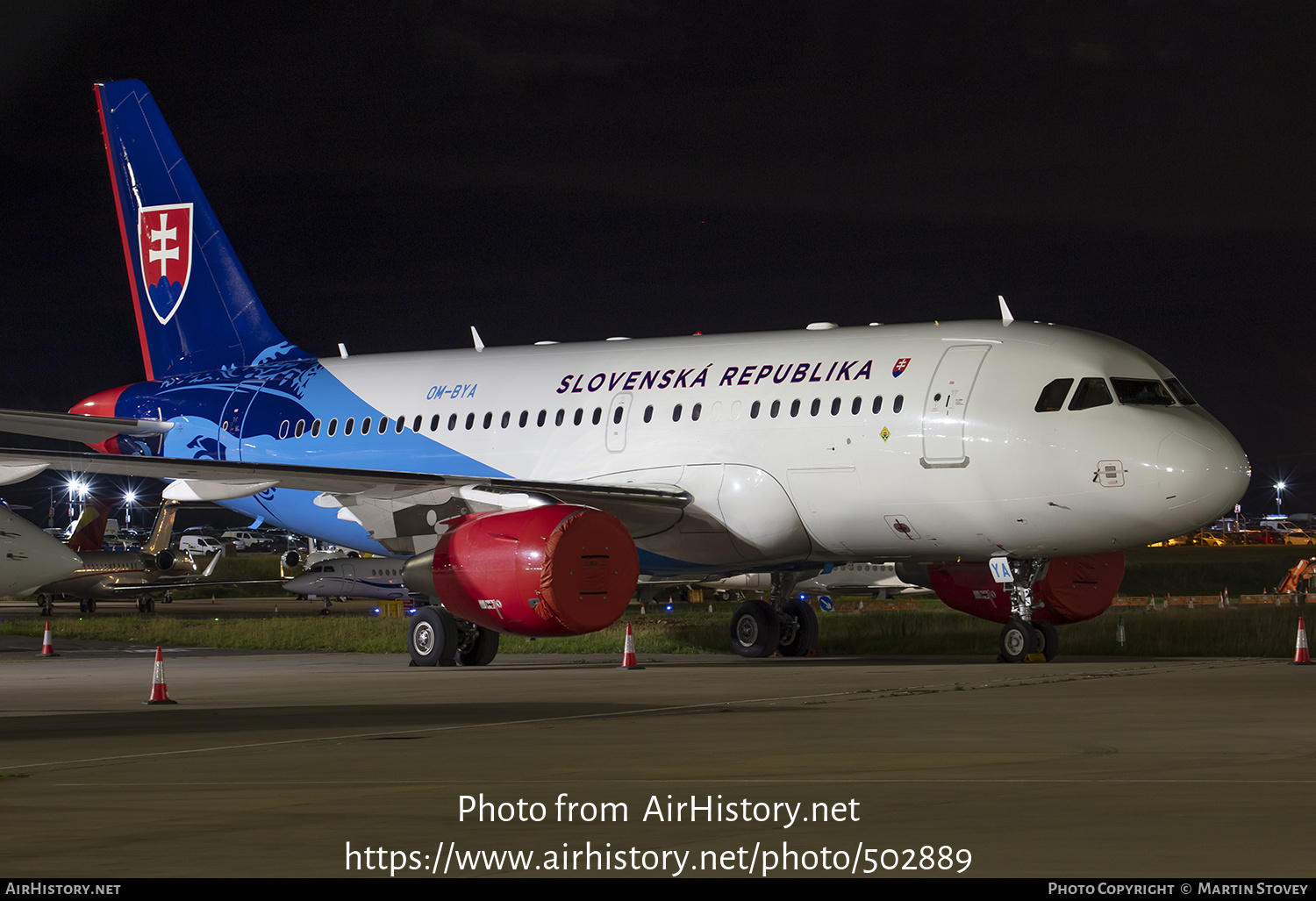 Aircraft Photo of OM-BYA | Airbus A319-115 | Slovakia - Government | AirHistory.net #502889