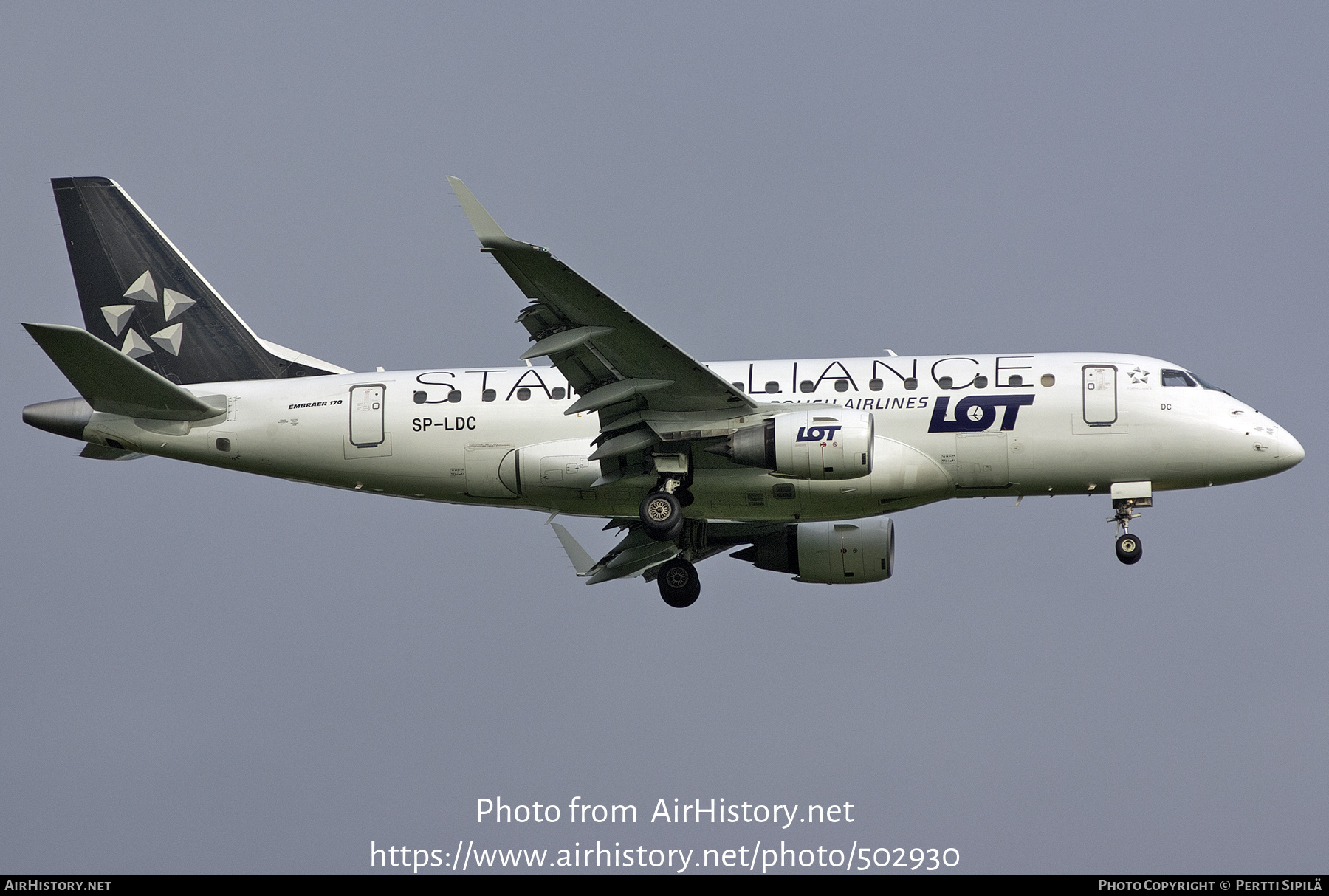 Aircraft Photo of SP-LDC | Embraer 170STD (ERJ-170-100STD) | LOT Polish Airlines - Polskie Linie Lotnicze | AirHistory.net #502930